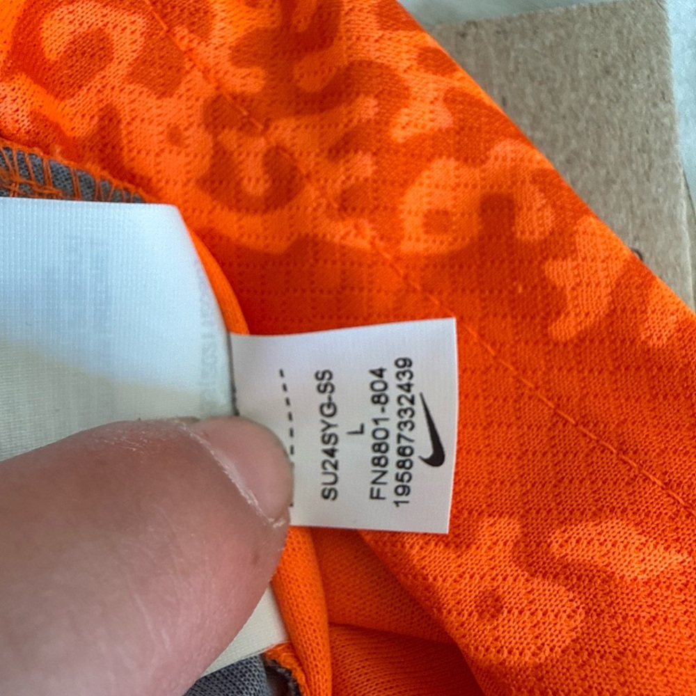 Men’s Nike Chelsea FC Stadium Orange Goalkeeper Soccer Jersey Sz L - NWT RARE - Picture 6 of 7